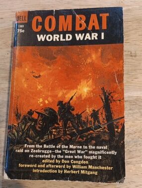 Combat World War I Paperback Edited By Don Congdon
